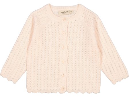 MarMar Cotton Knit Pointelle Soft Rosa Totti Cardigan Knitwear Online Sale