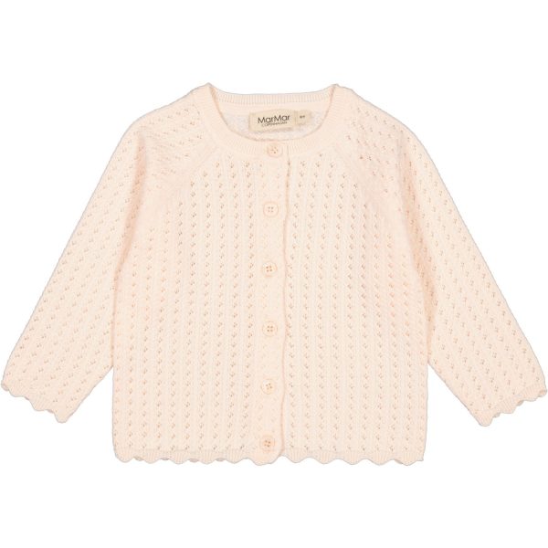 MarMar Cotton Knit Pointelle Soft Rosa Totti Cardigan Knitwear Online Sale