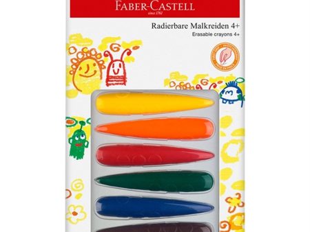 Faber Castell Kridt 6 Farver For Sale