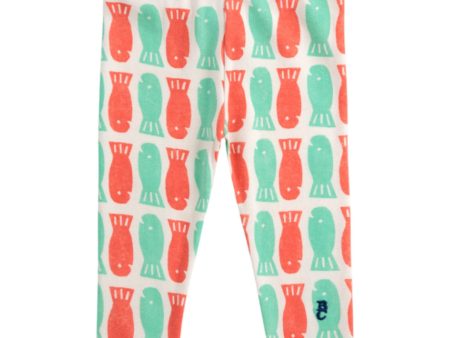 Bobo Choses Offwhite Lucky Fish All Över Leggings Hot on Sale