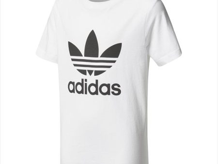 adidas Originals Trefoil T-shirt Hvid For Discount