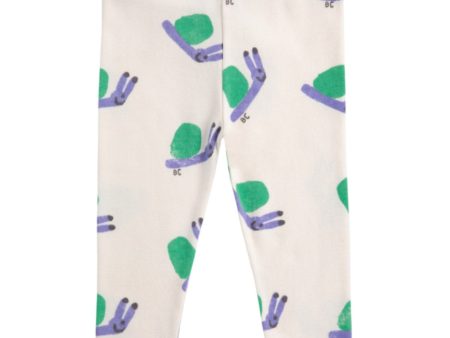 Bobo Choses Offwhite Funny Snail All Över Leggings Supply