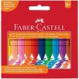 Faber Castell Jumbo Grip Plast Kridt 12 Farver Cheap