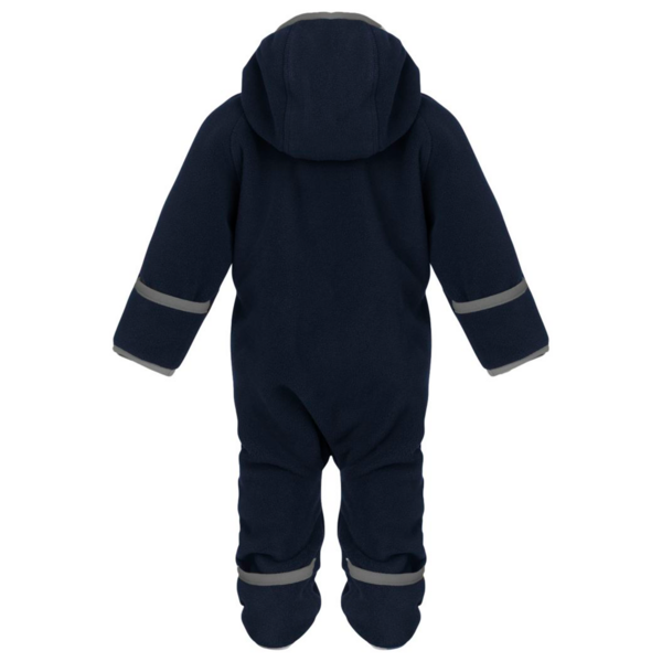 Ver de Terre Doubleface Babysuit Fleece Navy Mocca For Sale