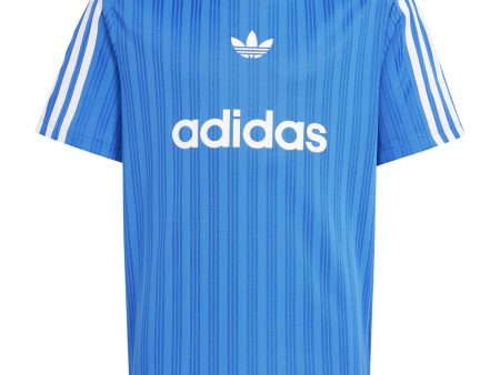 adidas Originals Blue T-Skjorta Online Hot Sale