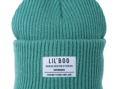 Lil  Boo Hygge Beanie - Ocean Green Online