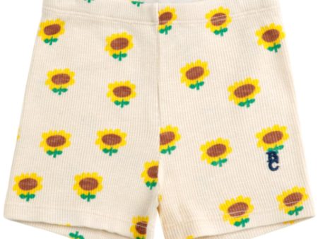 Bobo Choses Beige Sunflower All Över Kort Leggings Online