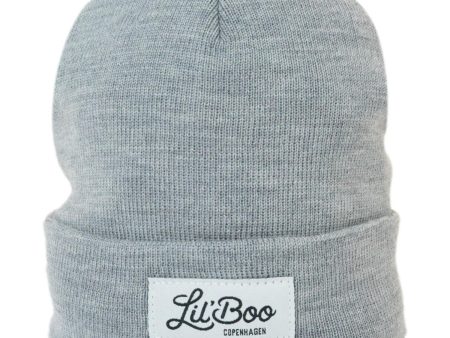 Lil  Boo Lil  Boo Merino Wool Beanie - Light Grey Fashion