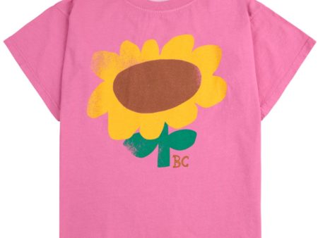 Bobo Choses Fuchsia Sunflower T-Shirt Online