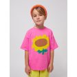 Bobo Choses Fuchsia Sunflower T-Shirt Online