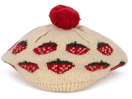 Konges Sløjd Strawberry Belou Knit Beret For Cheap